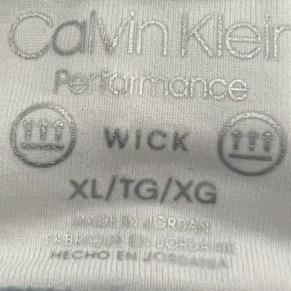 Calvin Klein Performance Leggings Abstract Print White Rose Gray Black Size XL - Picture 5 of 6